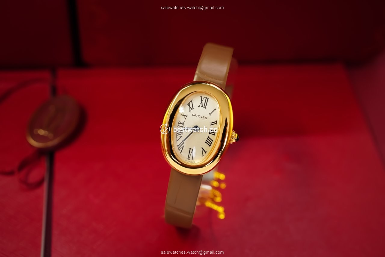 Cartier Baignoire Womens watch Quartz Yellow gold WGBA0007 3