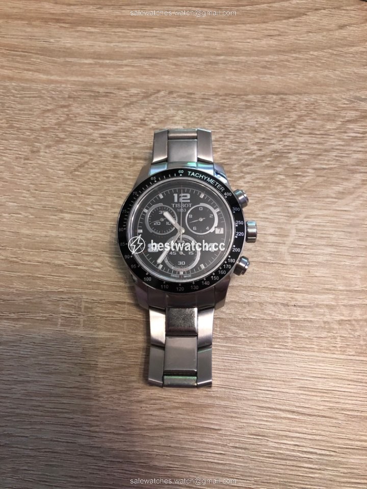 Tissot V8 Mens watch Unisex Quartz Steel T039.417.11.057.02 3