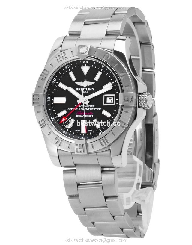 IMG_9086 Breitling Avenger II GMT Mens watch Unisex Automatic Steel A32390111B1A1 3
