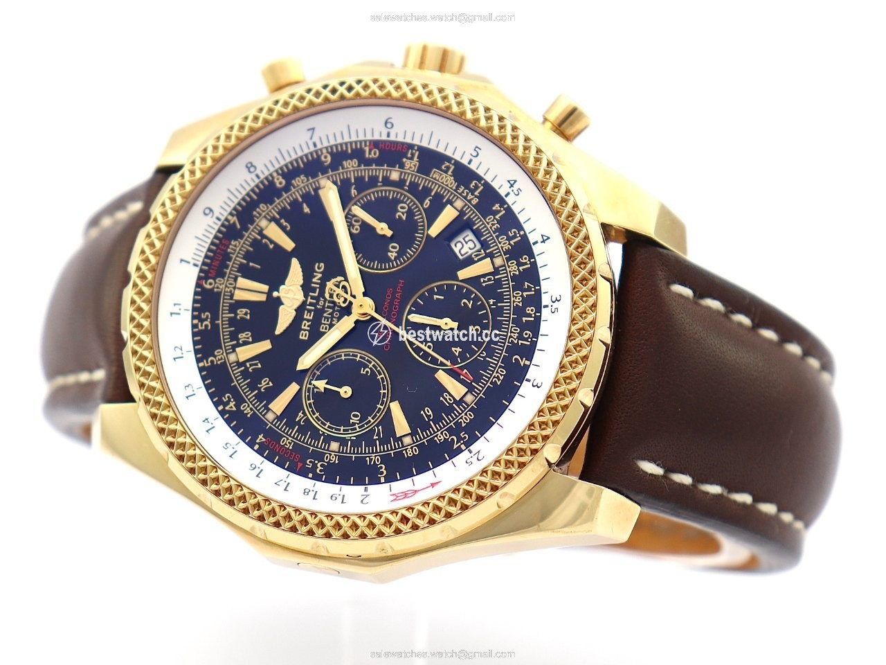 IMG_9086 Breitling Bentley Motors Mens watch Unisex Automatic Yellow gold K25362 3