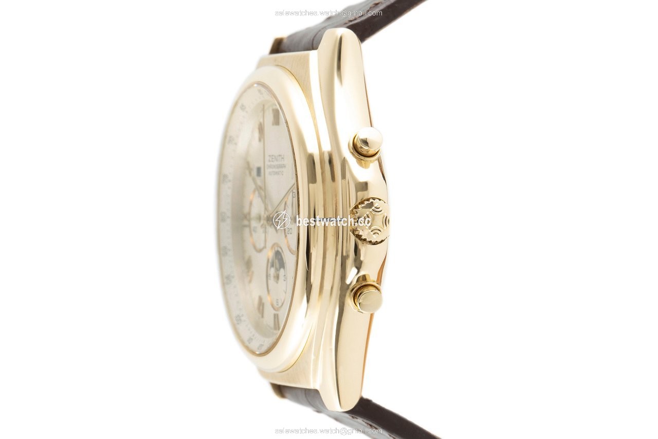 IMG_9086 Zenith El Primero Chronomaster Mens watch Unisex Automatic Yellow gold 30.0160.418 3
