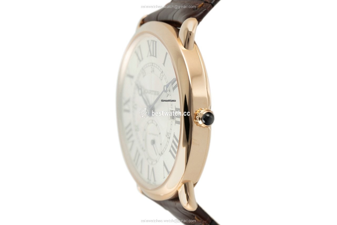 IMG_9086 Cartier Ronde Louis Cartier Mens watch Unisex Automatic Red gold W6801005 3