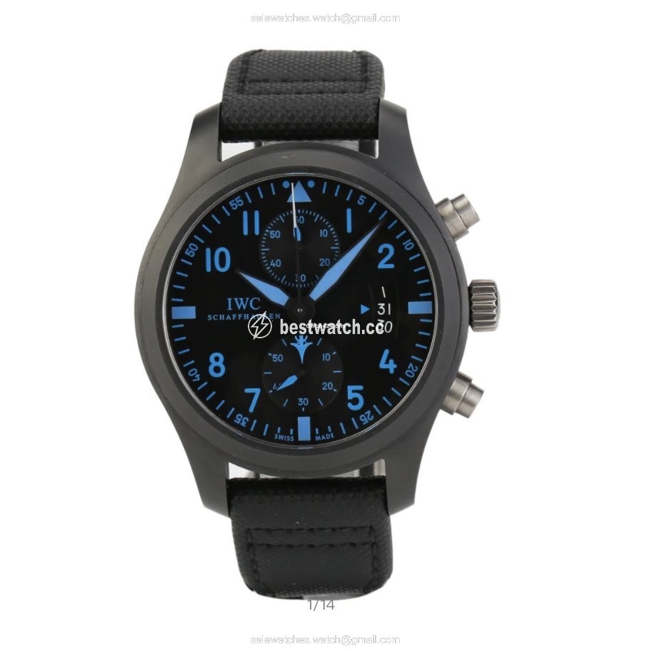 IWC Pilot Chronograph Top Gun Ceramic IW388003 3