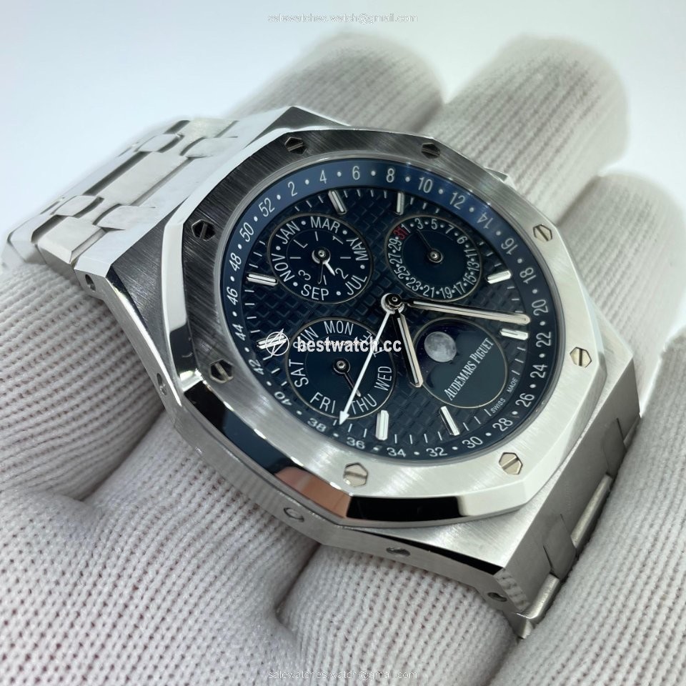 IMG_9086 Audemars Piguet Royal Oak Perpetual Calendar Mens watch Unisex Automatic Steel 26574ST.OO.1220ST.02 3