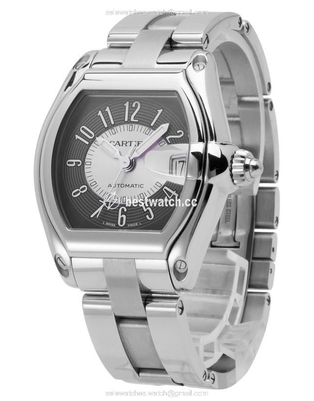 Cartier Roadster Mens watch Unisex Automatic Steel W62001V3 2510 3