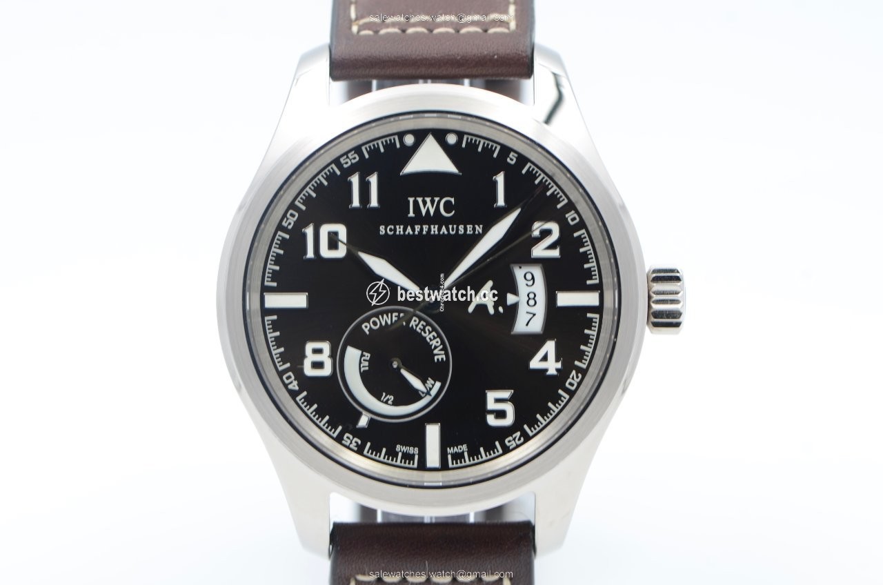 IMG_9086 IWC Pilot Mens watch Unisex Automatic White gold IW320102 3