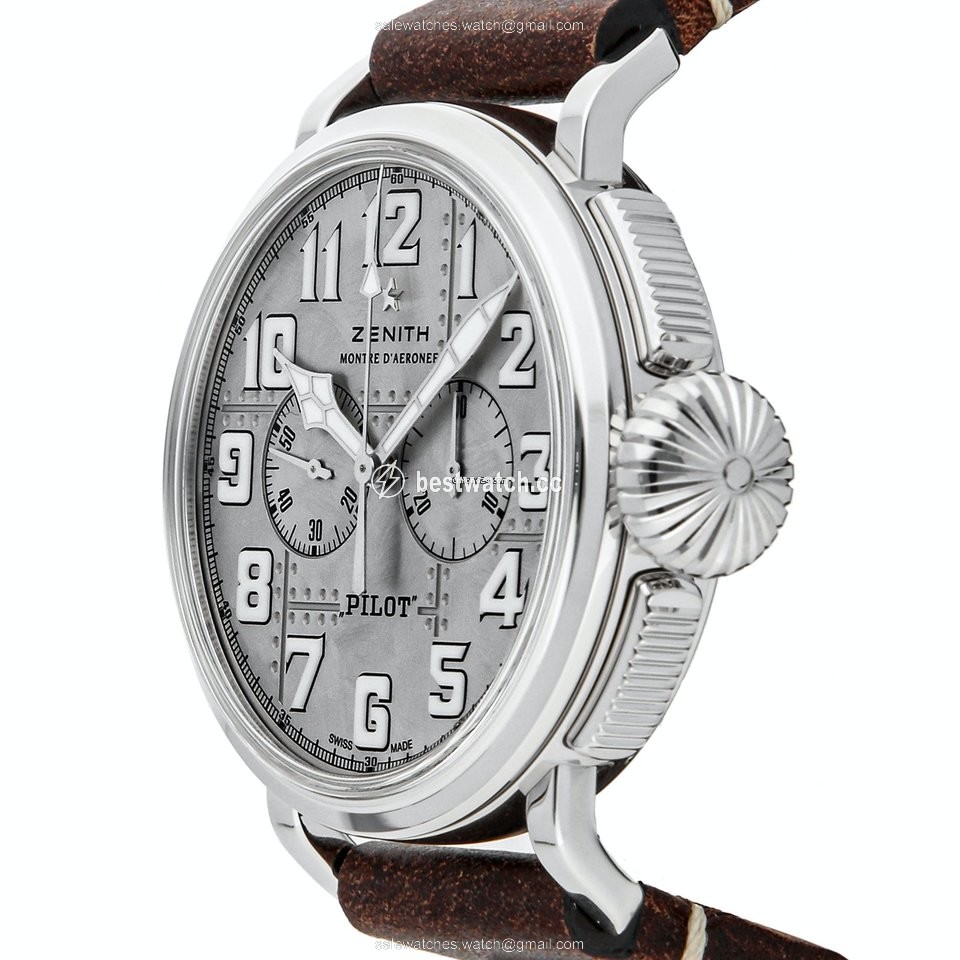 IMG_9086 Zenith Pilot Mens watch Unisex Automatic Silver 05.2430.4069 17.I011 3