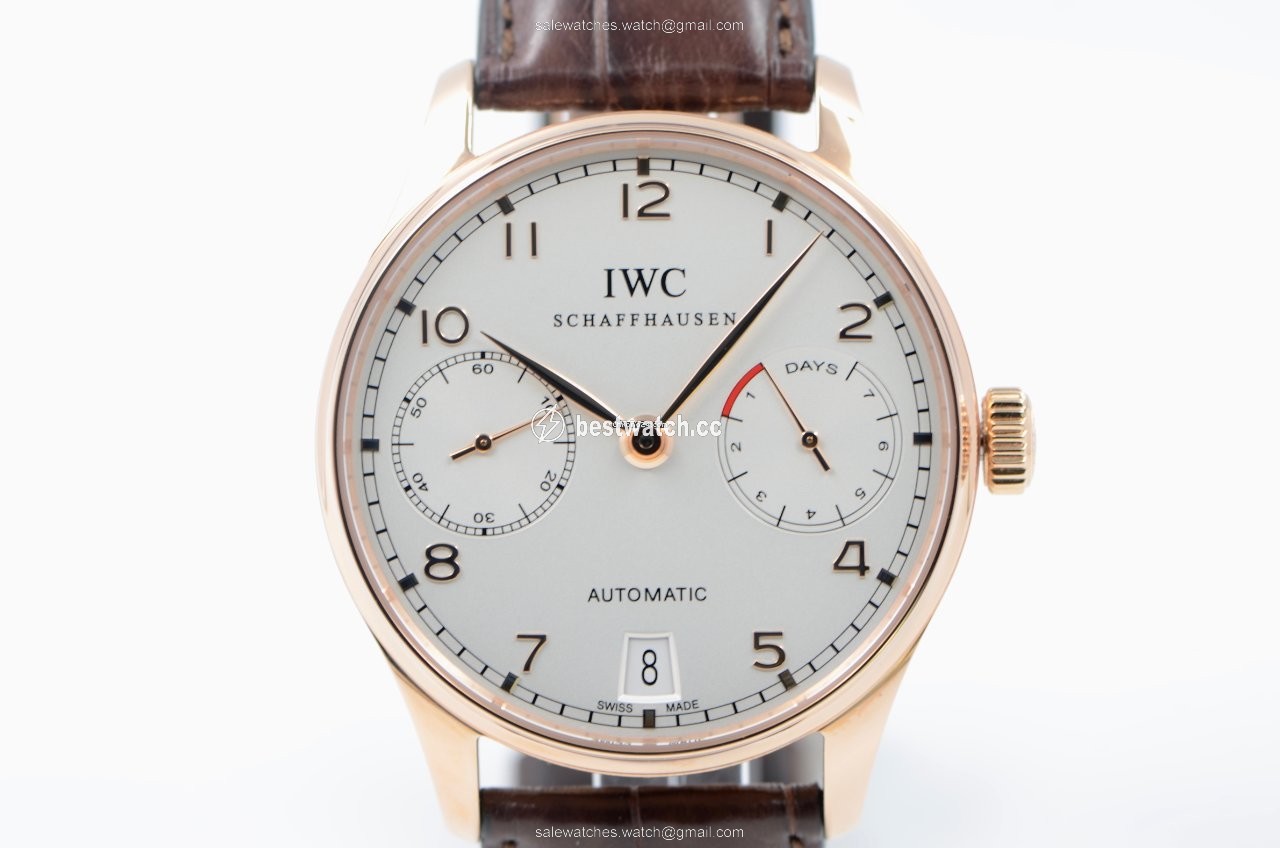 IMG_9086 IWC Portuguese Automatic Mens watch Unisex Automatic Rose gold IW500113 3