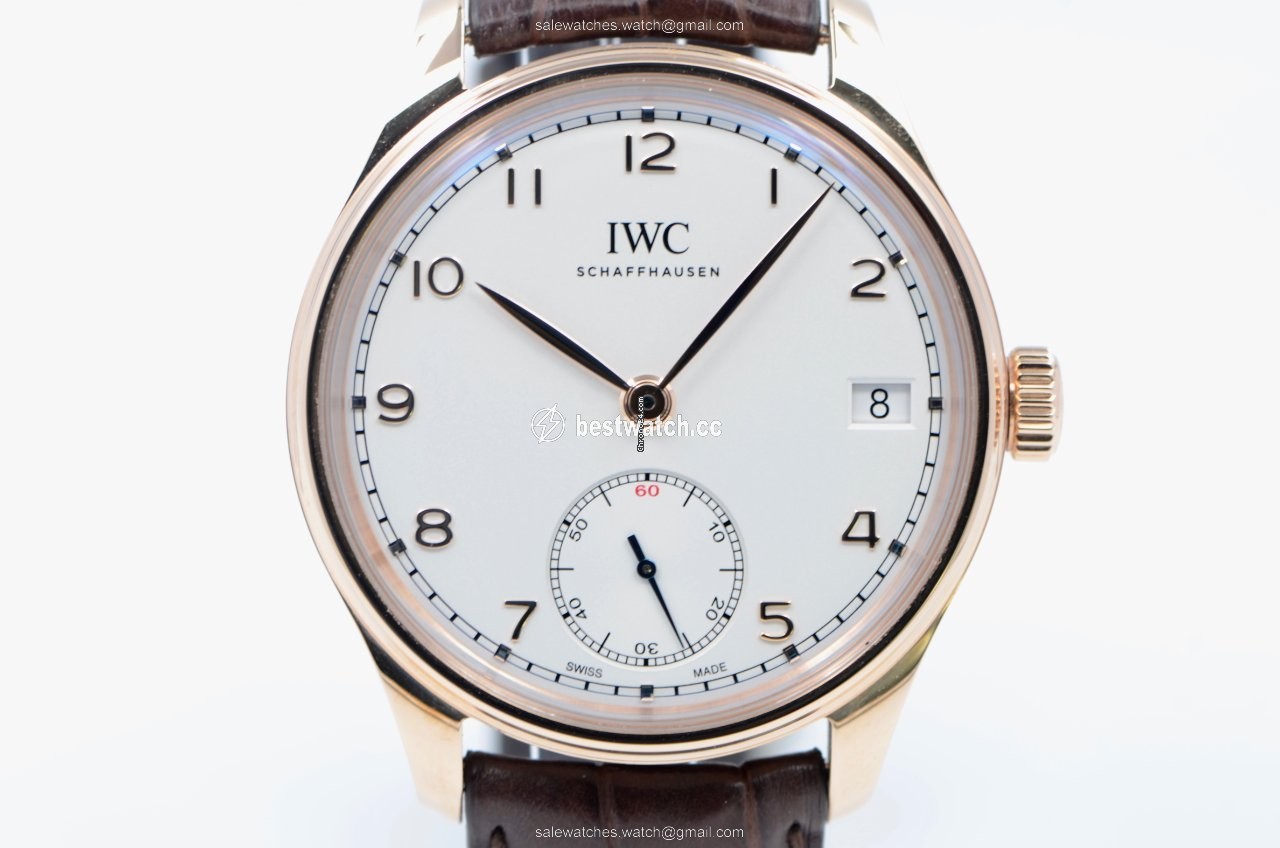 IWC Portuguese Hand-Wound Mens watch Unisex Manual winding Rose gold IW510204 3