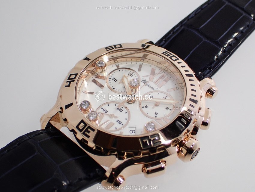 IMG_9086 Chopard Happy Sport Womens watch Quartz Red gold 283581-5003 3