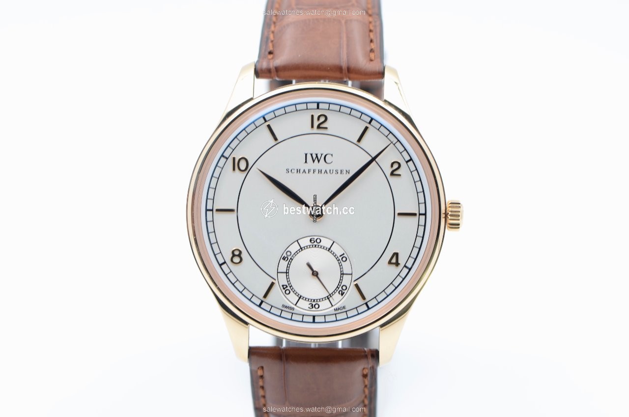IWC Portuguese Hand-Wound Mens watch Unisex Manual winding Rose gold IW544503 3