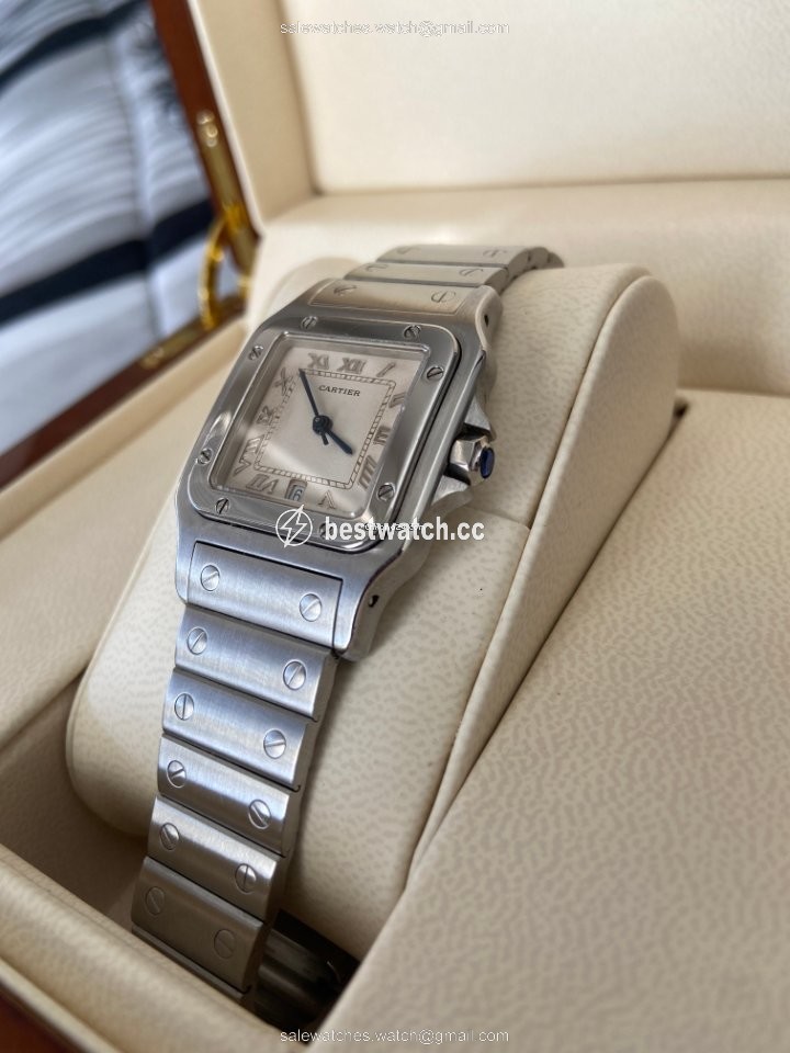 Cartier Santos Galbee Mens watch Unisex Quartz Steel 987901 3