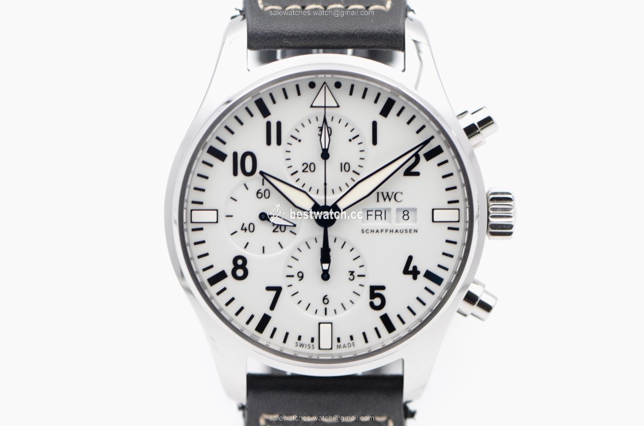 IMG_9086 IWC Pilot Chronograph Mens watch Unisex Automatic Steel IW377725 3
