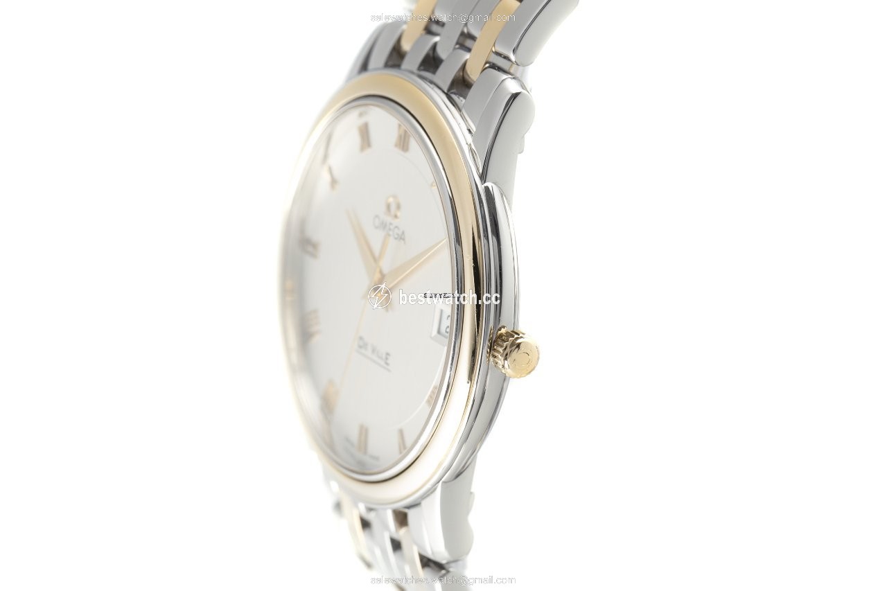 IMG_9086 Omega De Ville Prestige Mens watch Unisex Quartz Gold Steel 4310.32.00 3