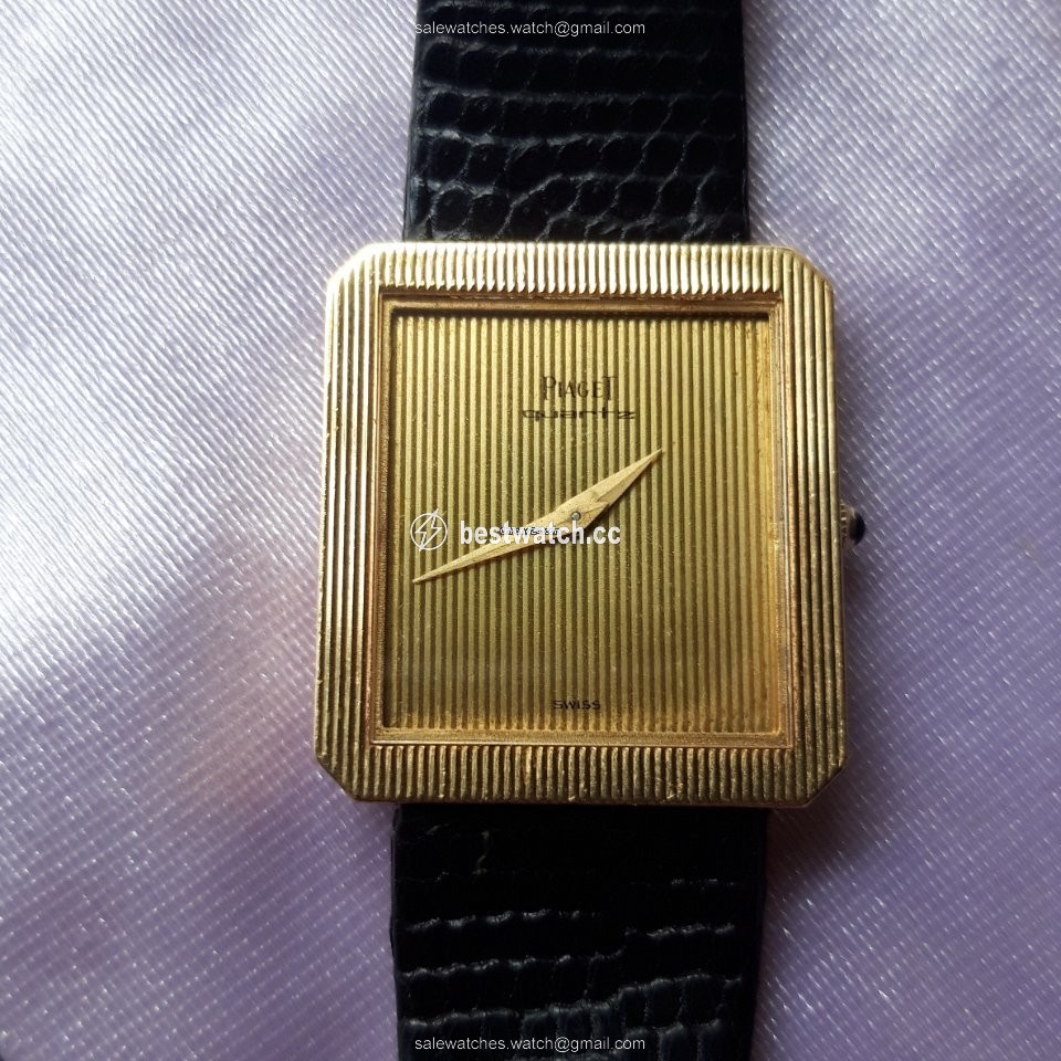 IMG_9086 Piaget Mens watch Unisex Quartz Yellow gold 19154 3