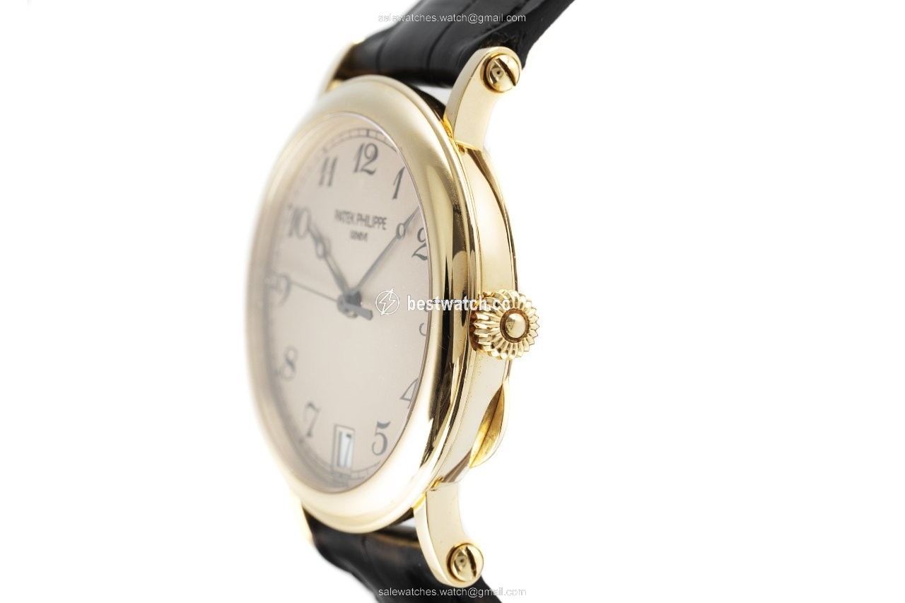 IMG_9086 Patek Philippe Calatrava Mens watch Unisex Automatic Yellow gold 5053J-001 3
