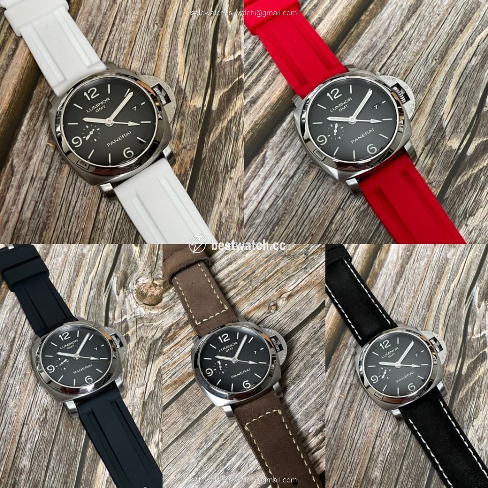 IMG_9086 Panerai Luminor 1950 3 Days GMT Automatic Mens watch Unisex Automatic Steel PAM 00320 3