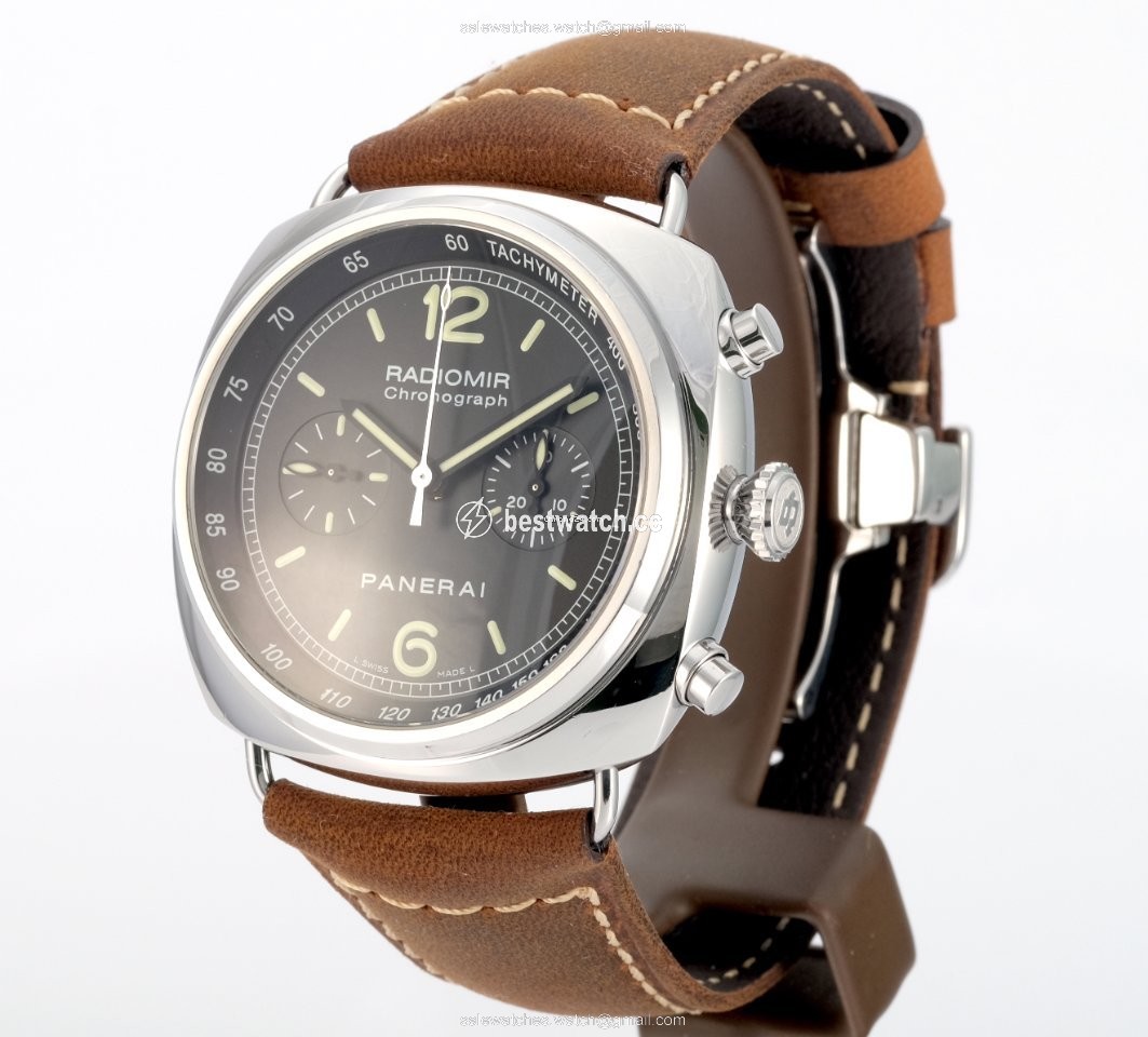 IMG_9086 Panerai Radiomir Chronograph Mens watch Unisex Automatic Steel PAM 00288 3