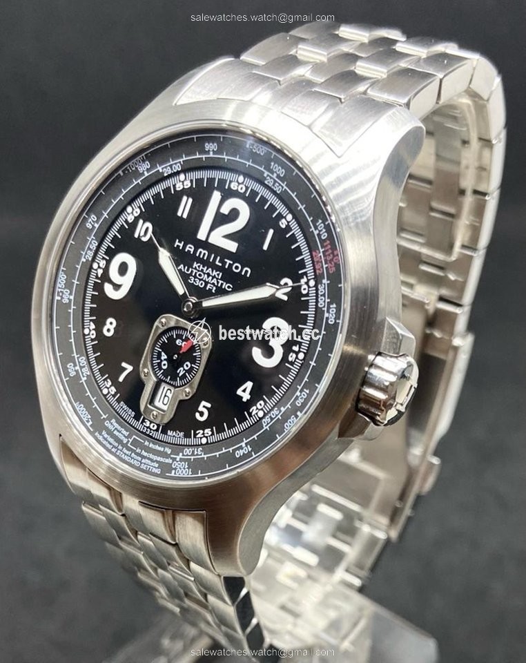 IMG_9086 Hamilton Khaki Aviation Mens watch Unisex Automatic Steel H76515133 3