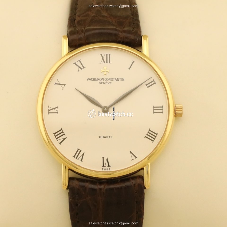 IMG_9086 Vacheron Constantin Patrimony Mens watch Unisex Quartz Yellow gold 74002 3