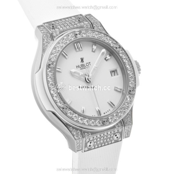 IMG_9086 Hublot Classic Fusion Quartz Womens watch Quartz Titanium 581.NE.2010.RW.1704 3