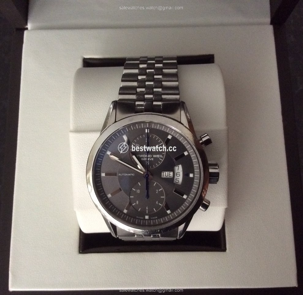 IMG_9086 Raymond Weil Freelancer Mens watch Unisex Automatic Steel 7735-ST-6001 3