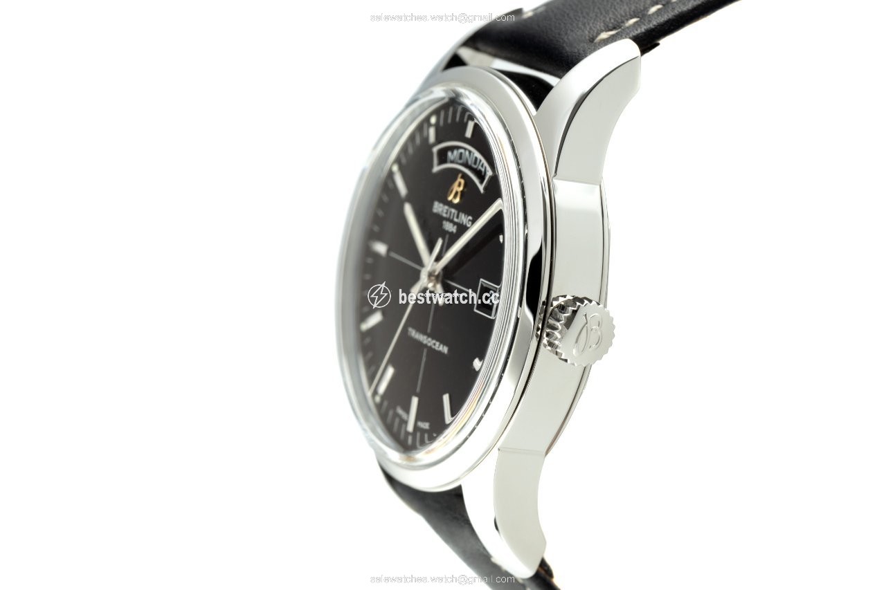 IMG_9086 Breitling Transocean Day & Date Mens watch Unisex Automatic Steel A45310 3