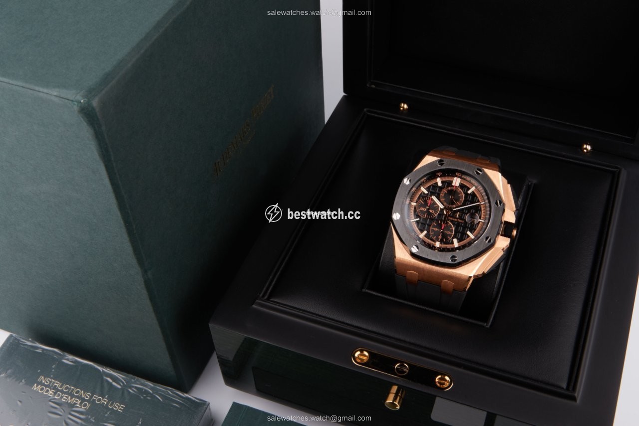 Audemars Piguet Royal Oak Offshore Chronograph Mens watch Unisex Automatic Rose gold 26401RE.OO.A002CA.02 3