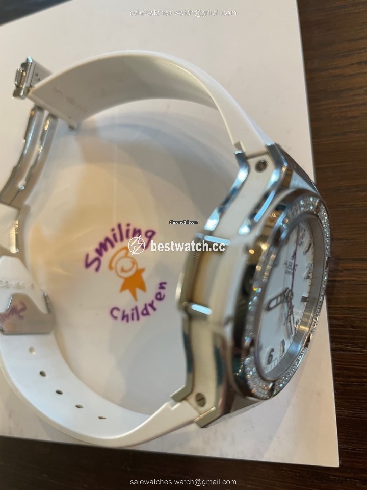 IMG_9086 Hublot Big Bang 38 mm Womens watch Quartz Steel 361.SE.2010.RW.1104 3