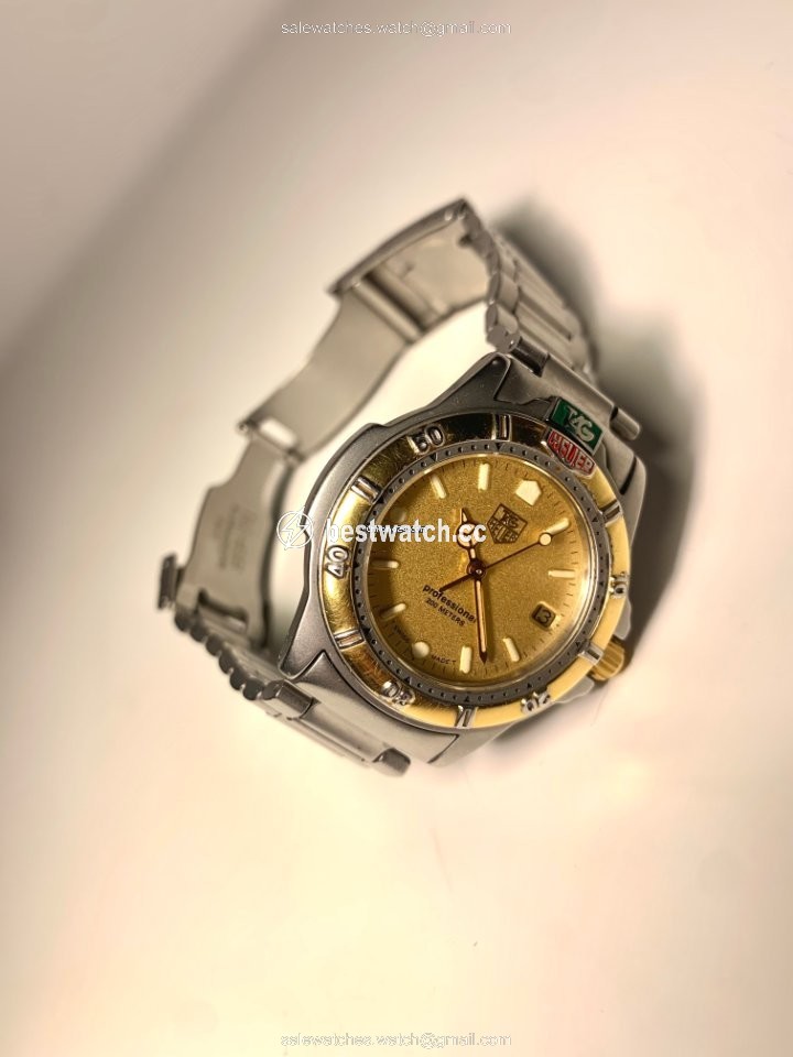 TAG Heuer Mens watch Unisex Quartz Gold Steel 995.413K 3