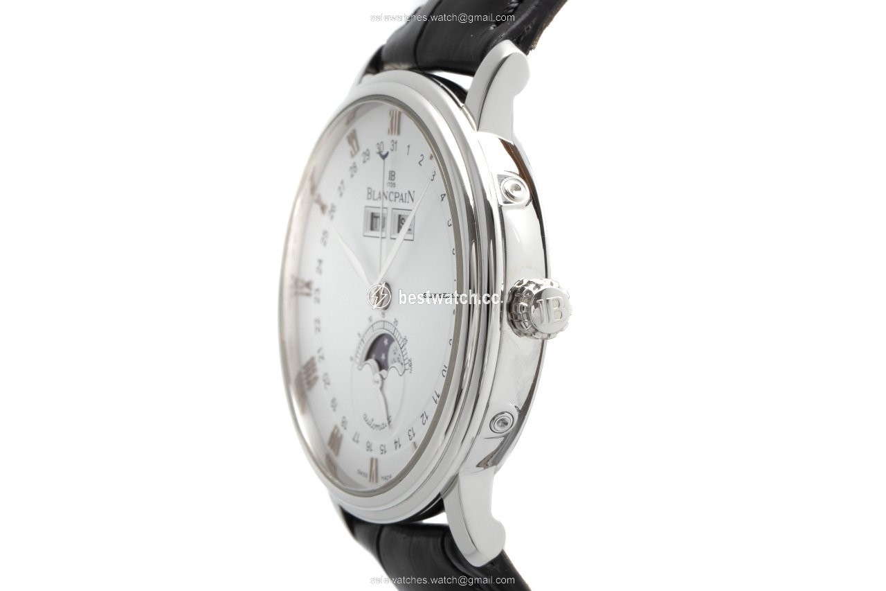Blancpain Villeret Quantieme Complet Mens watch Unisex Automatic Steel 6263 3