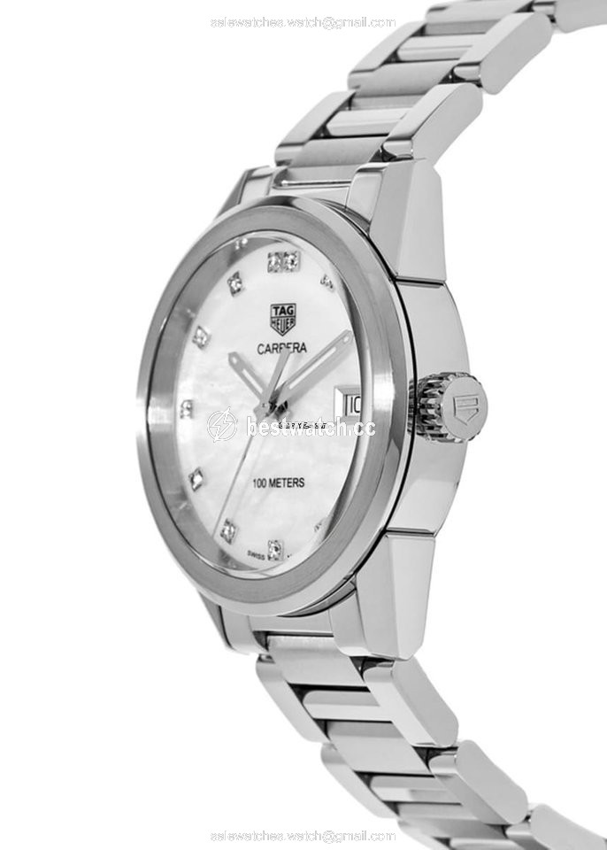IMG_9086 TAG Heuer Carrera Lady Womens watch Quartz Steel WBG1312.BA0758 3