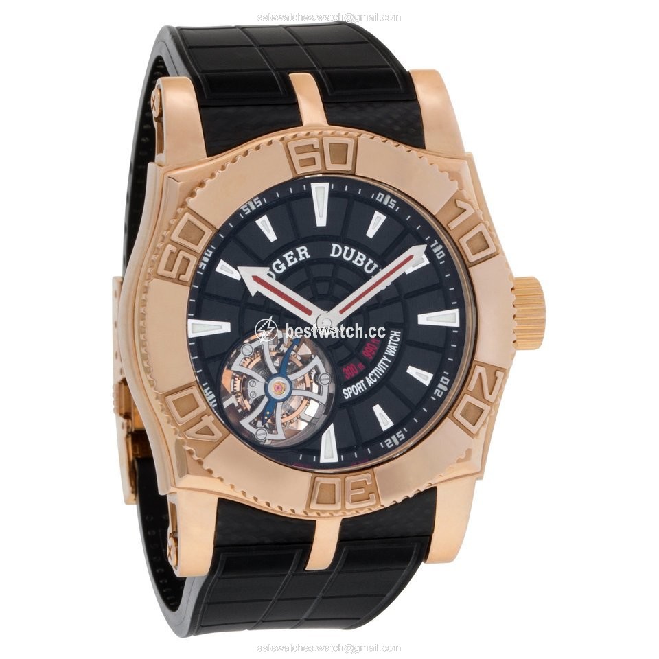 IMG_9086 Roger Dubuis Easy Diver Mens watch Unisex Manual winding Rose gold SE48 02 5 K9.53 3