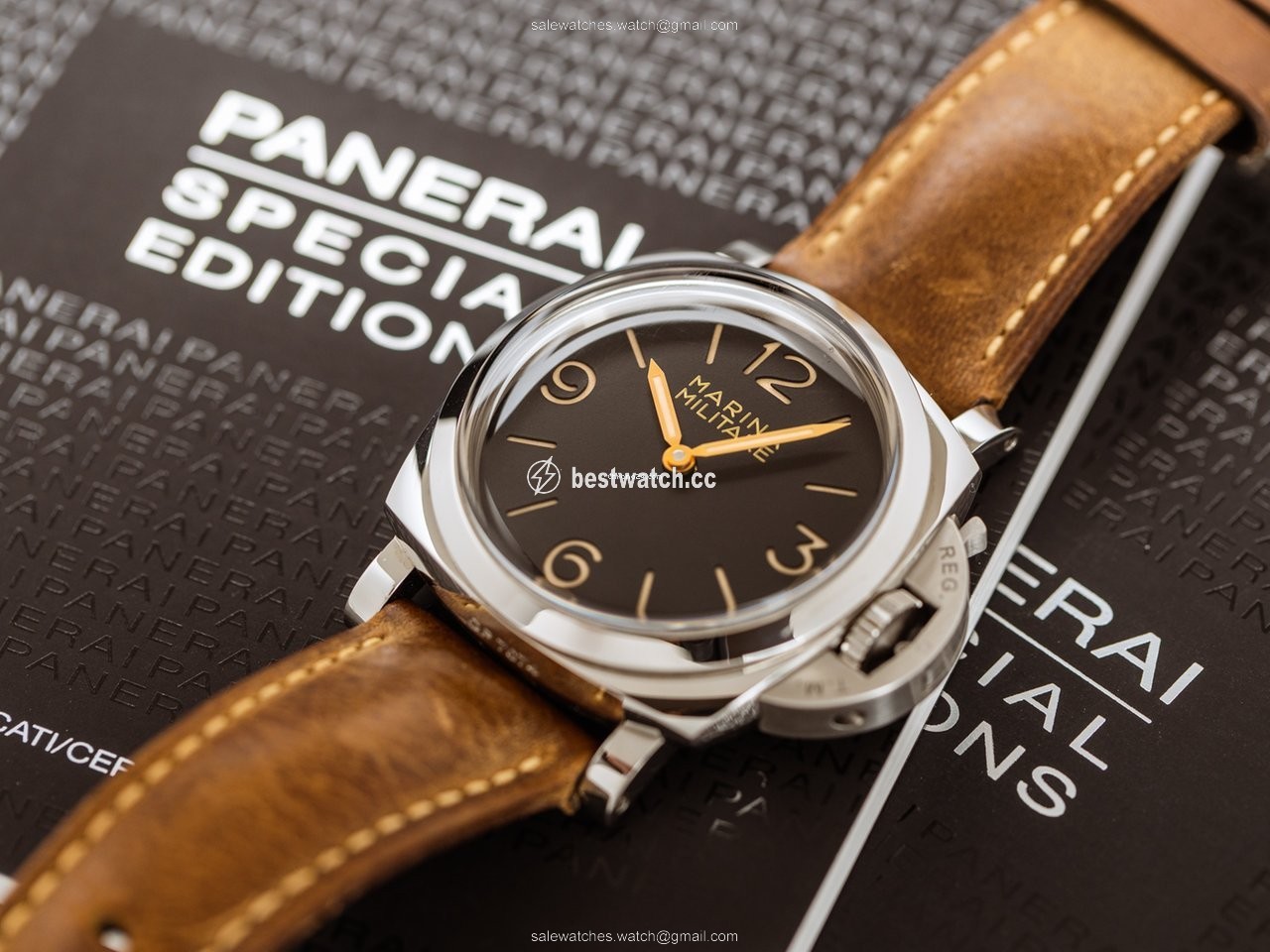 IMG_9086 Panerai Special Editions Mens watch Unisex Manual winding Steel PAM00673 3
