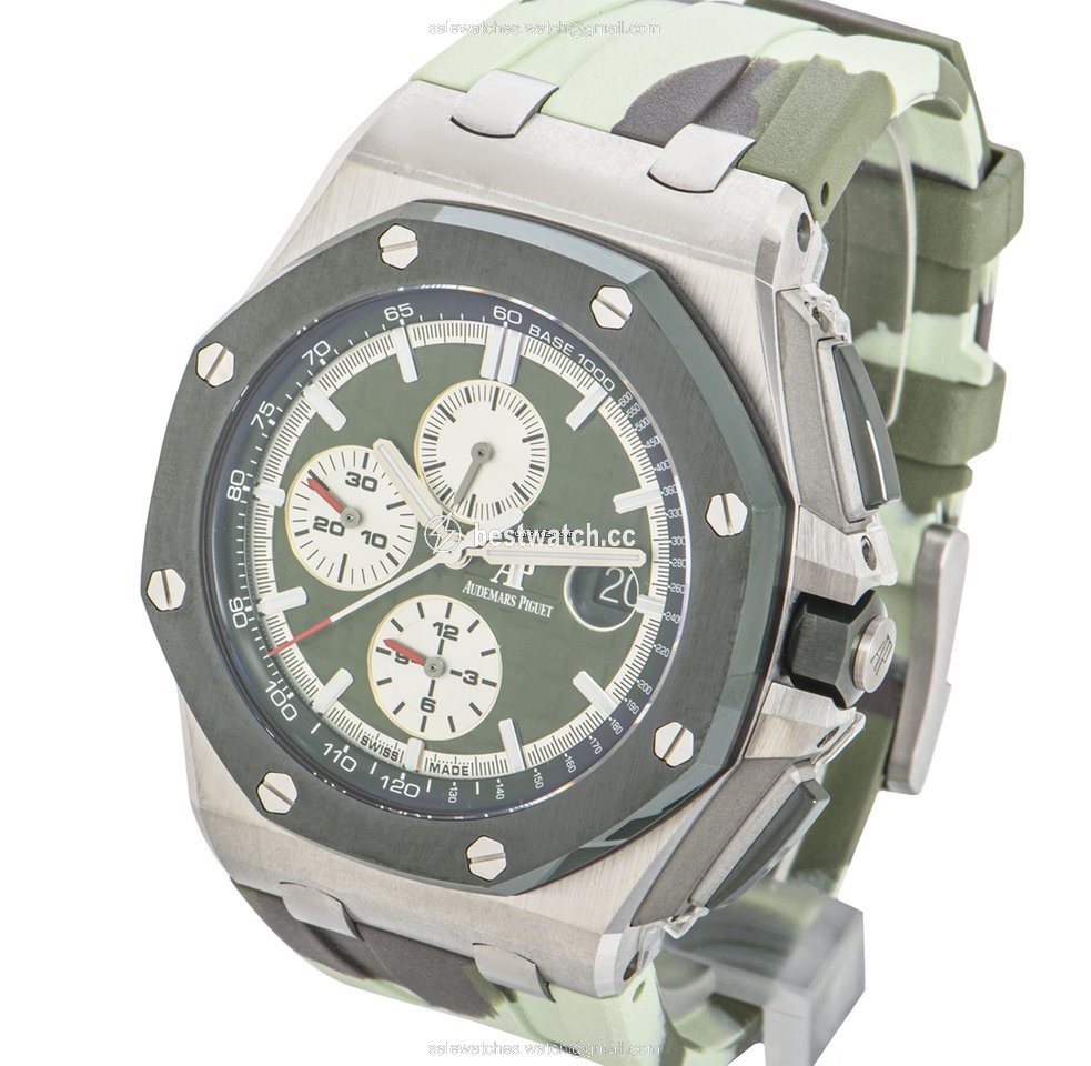 IMG_9086 Audemars Piguet Royal Oak Offshore Chronograph Mens watch Unisex Automatic Steel 26400SO.OO.A055CA.01 3