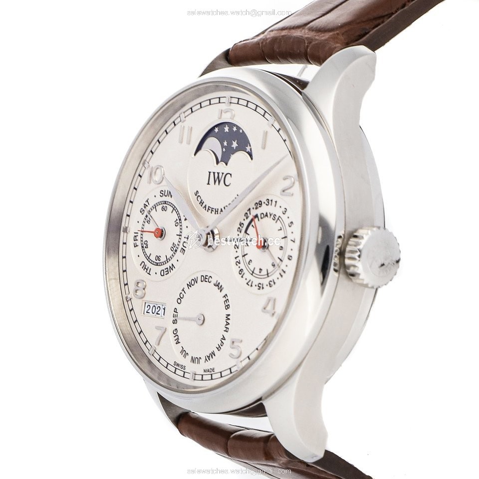 IMG_9086 IWC Portuguese Perpetual Calendar Mens watch Unisex Automatic Steel IW5023-08 3