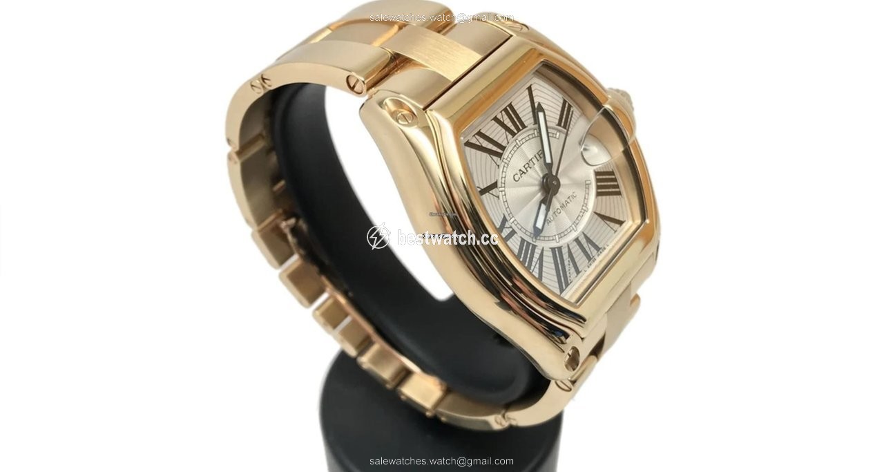 IMG_9086 Cartier Roadster Mens watch Unisex Automatic Yellow gold 252410609CE 3