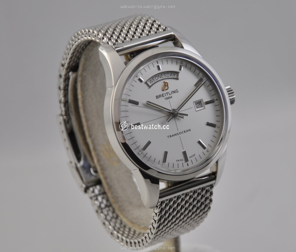 Breitling Transocean Day & Date Mens watch Unisex Automatic Steel A4531012 G751 154A 3