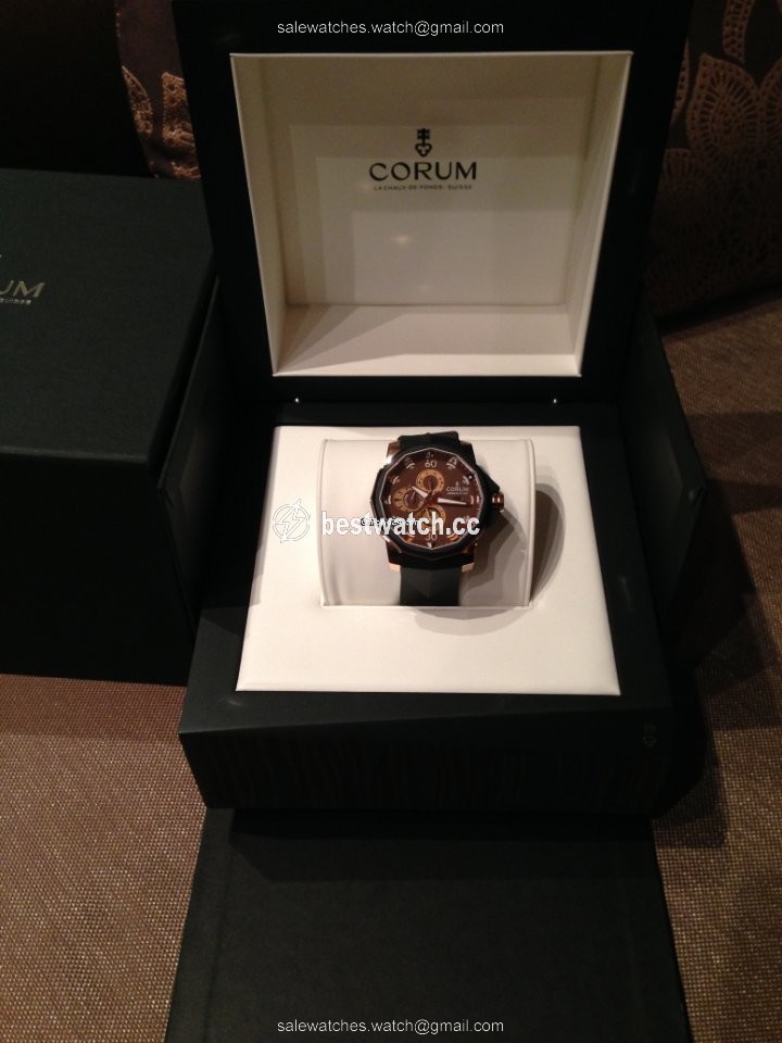 IMG_9086 Corum Admirals Cup Seafender Tides 48 Mens watch Unisex Automatic Yellow gold 277.931.91 0371 AG32 3
