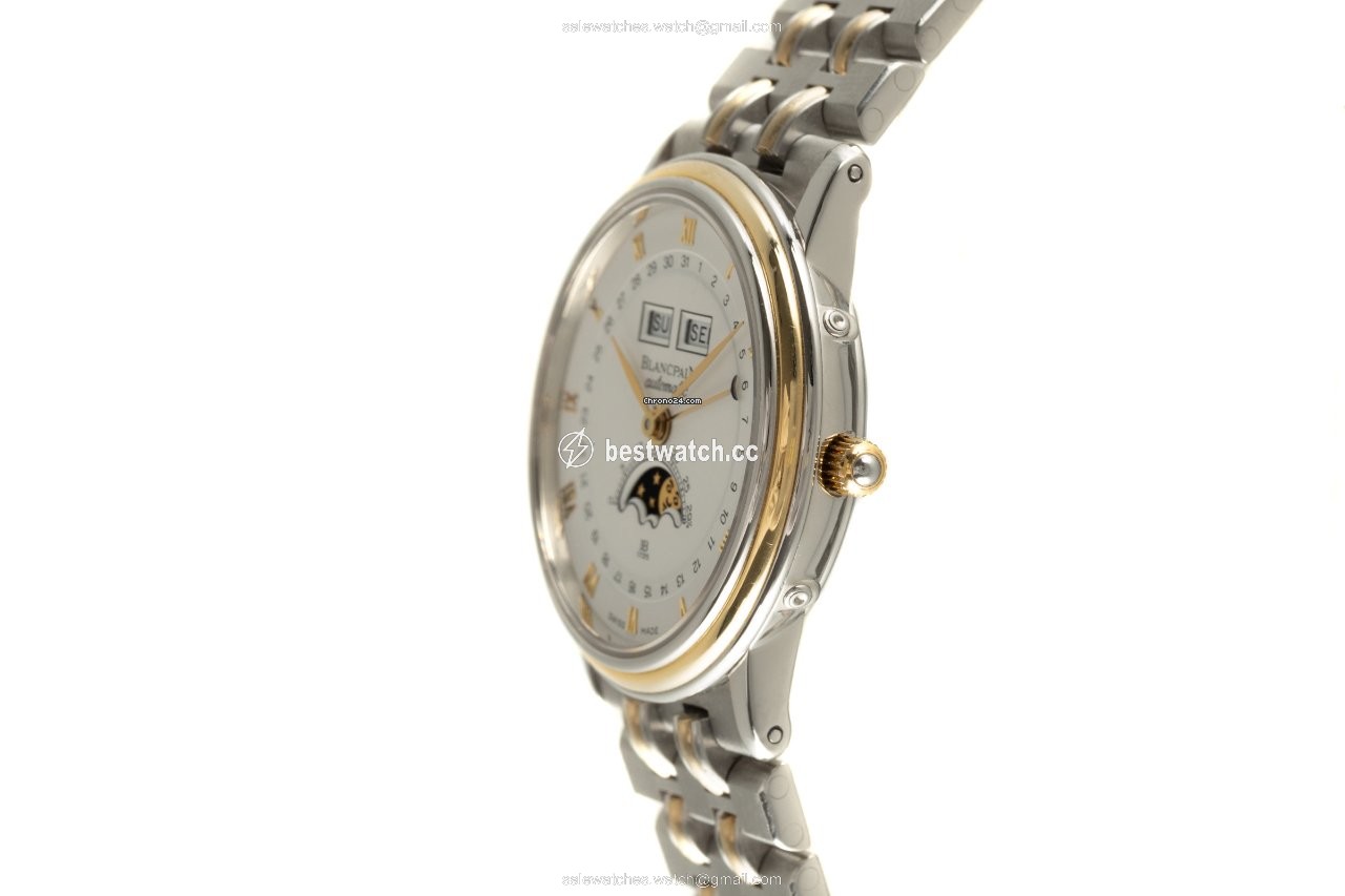 IMG_9086 Blancpain Villeret Mens watch Unisex Automatic Gold Steel 6595 3