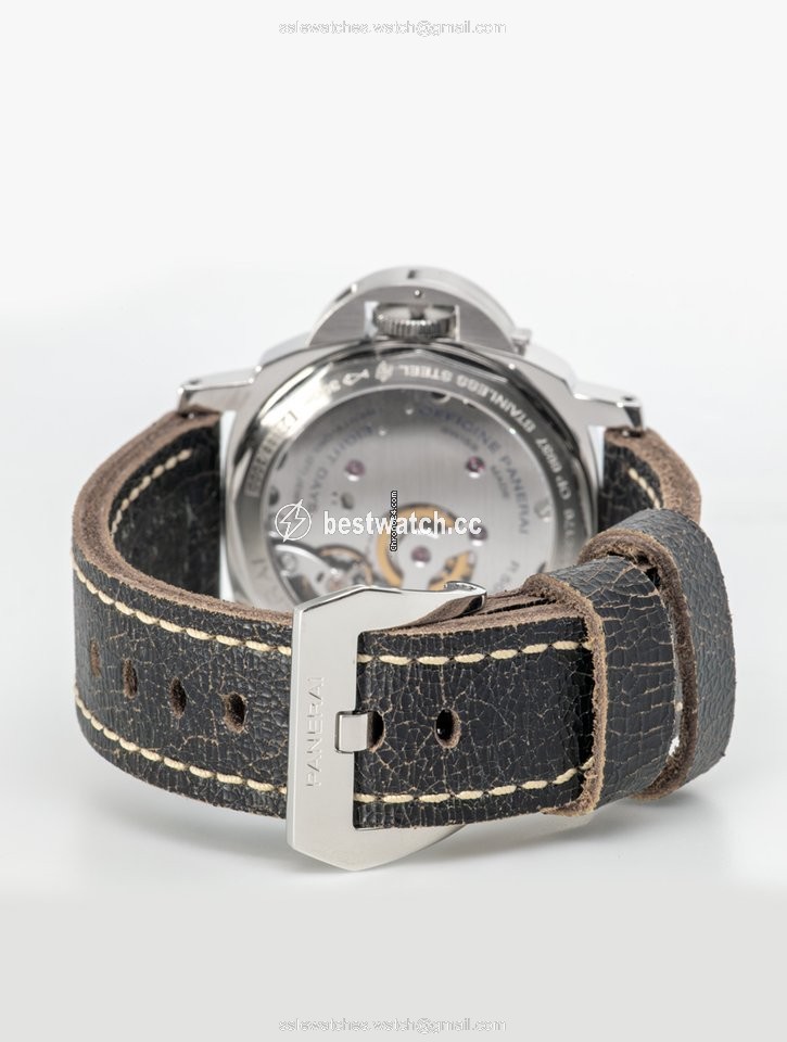 IMG_9086 Panerai Luminor Marina 8 Days Mens watch Unisex Automatic Steel PAM00510 3