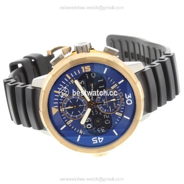 IMG_9086 IWC Aquatimer Perpetual Calendar Digital Date-Month Mens watch Unisex Automatic Rose gold IW379402 3