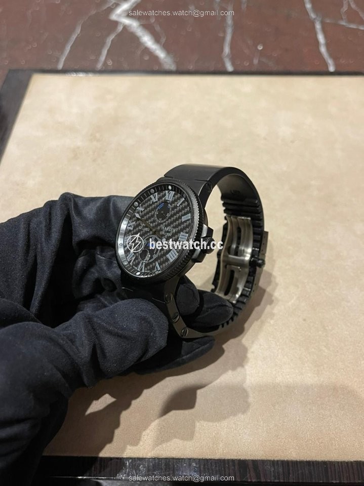 Ulysse Nardin Marine Chronometer 41mm Mens watch Unisex Automatic Steel 263-66LE-3C 42-BLACK 3