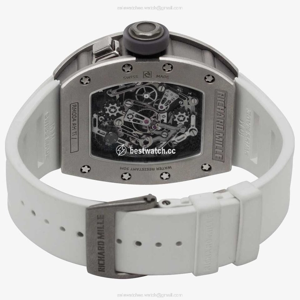 IMG_9086 Richard Mille Mens watch Unisex Manual winding Titanium RM 004 3