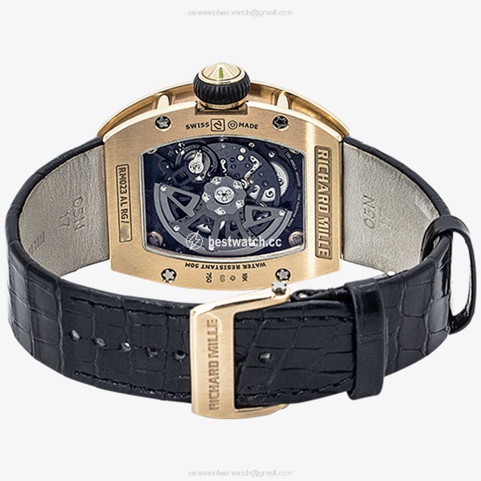 Richard Mille Mens watch Unisex Automatic Rose gold RM023 3