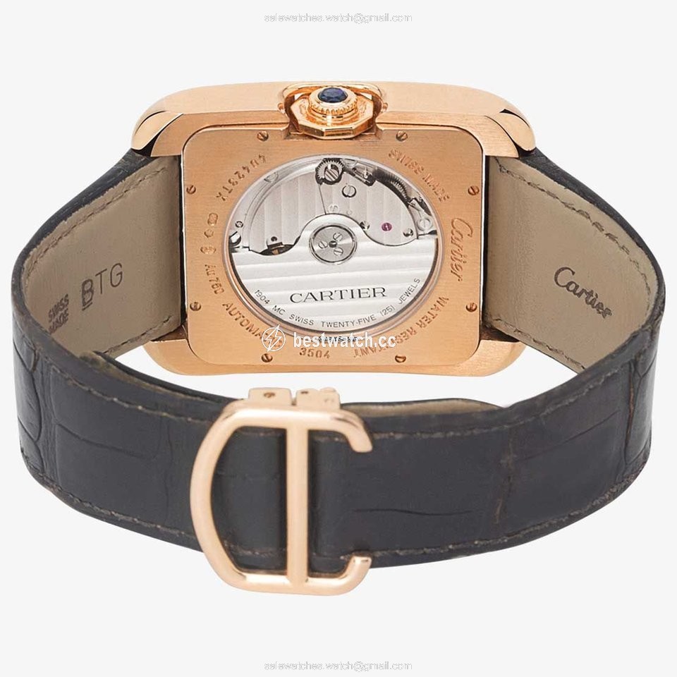 IMG_9086 Cartier Tank Anglaise Mens watch Unisex Rose gold 3504 3