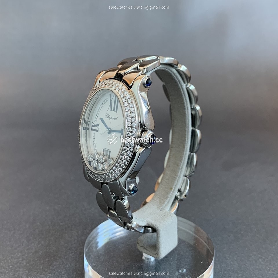 IMG_9086 Chopard Happy Sport Womens watch Quartz Steel 27 8419-23 3
