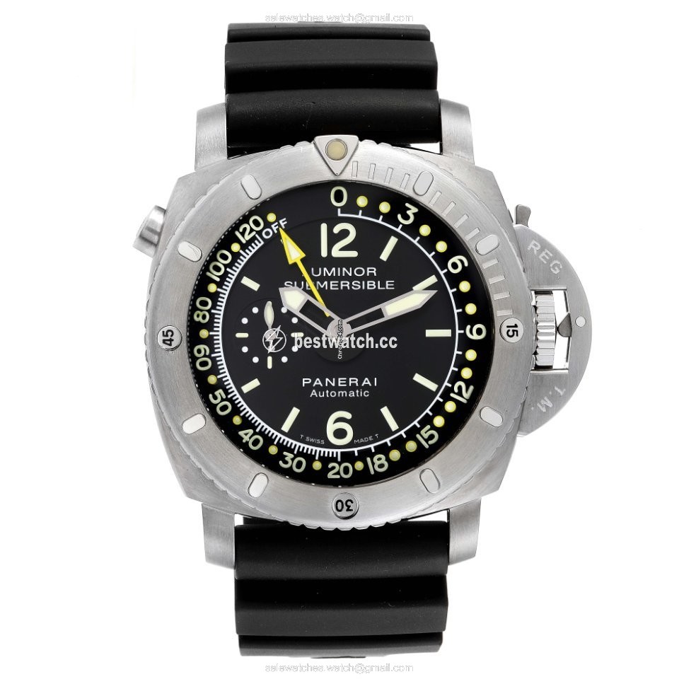 Panerai Luminor Submersible 1950 Depth Gauge Mens watch Unisex Automatic Titanium PAM00193 3