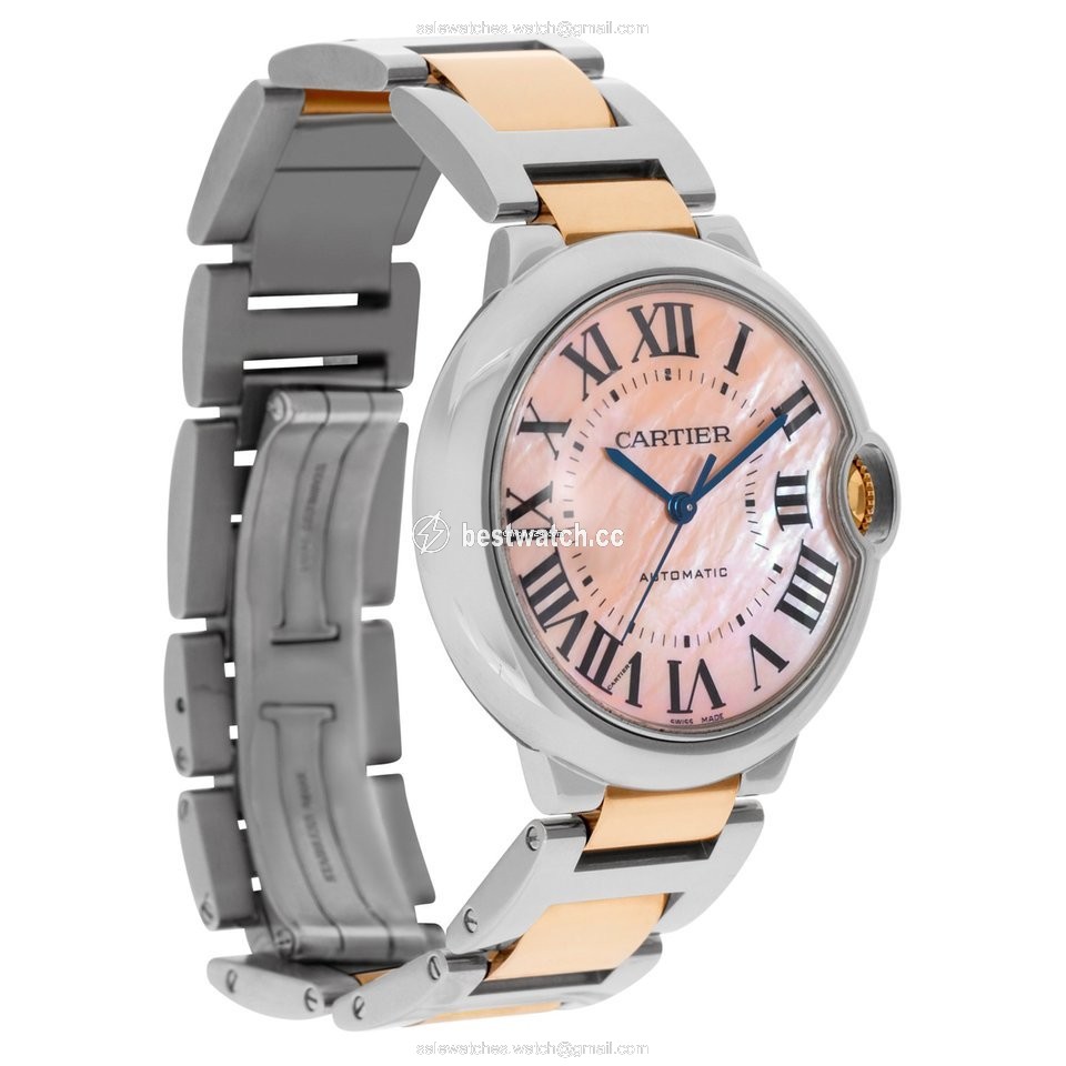 IMG_9086 Cartier Ballon Bleu 36mm Womens watch Automatic W6920033 3