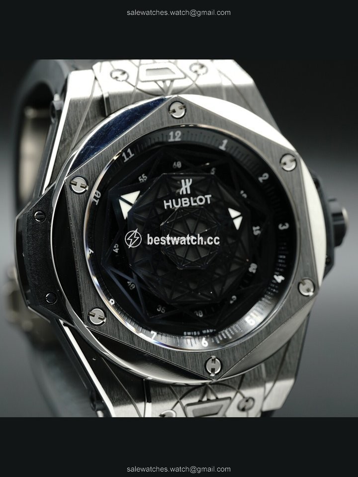 IMG_9086 Hublot Big Bang Sang Bleu Mens watch Unisex Automatic Titanium 415.NX.1112.VR.MXM16 3